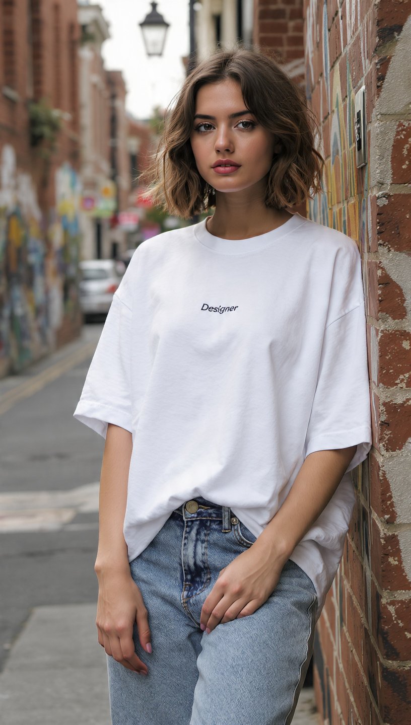 custom design oversize tshirt